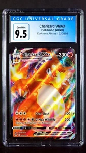 Charizard VMAX Full Art 020/189 Darkness Ablaze Gem Mint CGC 9.5 2020 Pokemon - Picture 1 of 3