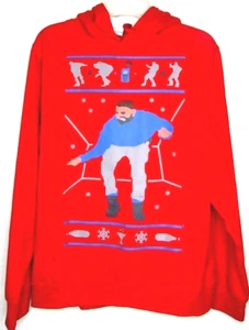 S. DRAKE Hotline Bling, Red Hoodie, Sweatshirt, Canadian Rapper, Hip Hop, Size S - Picture 1 of 8