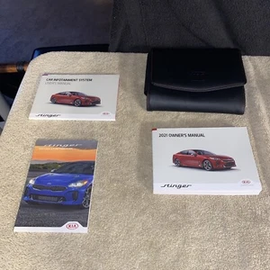 2021 Kia Stinger OEM Owner’s Manual Set W/Factory Case-(Pre-Owned) - Picture 1 of 16