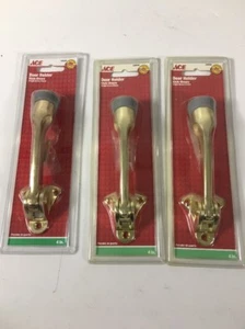 ACE 4" Kick Down Door Holder Bright Brass 5295084 LOT of 3 (ACE2) - Picture 1 of 4