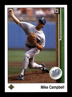 MIKE CAMPBELL ⚾ 1989 Upper Deck Baseball #337 Seattle Mariners - Image 1 of 2