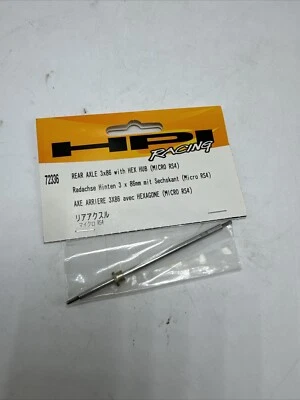 HPI Racing #72336 Rear Axle 3x86 With Hex Hub Micro RS4 New In Package - Image 1 of 4