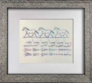 Max ERNST Lithograph ORIGINAL Limited Ed. no. 64 Deckled Arches w/Frame - Picture 1 of 12