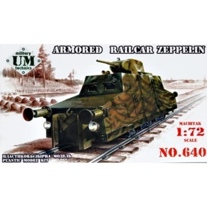 Kit Modelo Plástico UMT 640 Escala 1:72 Blindado Ferrocarril Zeppelin - Imagen 1 de 5