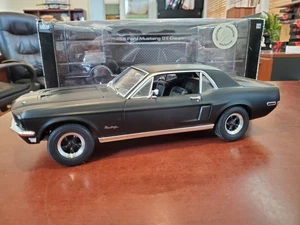 Rare 1968 Ford Mustang Black Bandit 1:18 Greenlight DieCast MIB 1/1000 - Picture 1 of 12