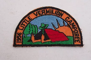 Patch boy scout vintage Little Vermilion Camporee 1956 (C2L-40) BSA - Foto 1 di 4
