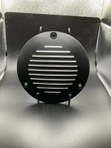 Harley 3 Hole Black Ball Milled Derby Cover 1970-1998 Fitment Only - Picture 1 of 2