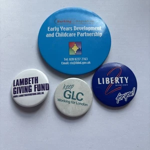 Four London Pin Badges.  - Picture 1 of 2
