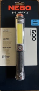 NEBO Big Larry 3 COB LED 600 Lumens Magnetic Battery Pocket Torch Flash Light - Picture 1 of 10
