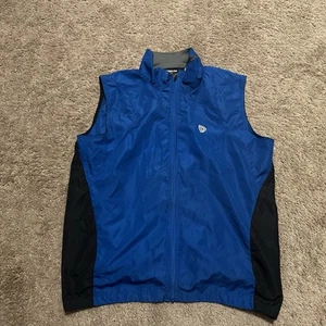 Pearl Izumi Vest Mens Large Full Zip Cycling Bicycle Lightweight Mesh Blue - Picture 1 of 8