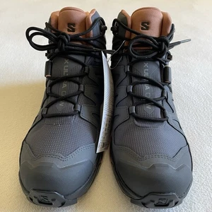 Salomon X Ultra 4 Mid GTX Women Size 10 Hiking Boots Black Gray - Picture 1 of 12
