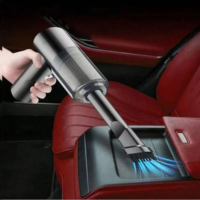 3 in 1 Mini Vacuum Cleaner USB Rechargeable Suction Blower for Car Home Cleaning - Image 1 of 4
