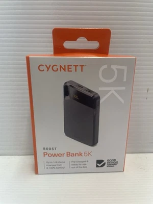 Cygnett Boost 5K Power Bank Portable Charger for Apple or Android Phone New. - Image 1 of 4
