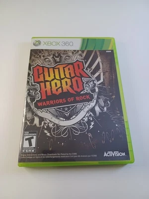 Guitar Hero: Warriors of Rock (Microsoft Xbox 360, 2010) CIB Completo Probado  Foto 1 de 4