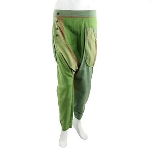 Pluderhose Pumphose Haremshose Aladinhose Modell 05 Boyfriend grün - Picture 1 of 5