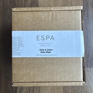 ESPA Clean & Green Detox Mask 500ml Donna Bellezza Naturale Prodotto Viso Boxato Nuovo - Foto 1 di 14