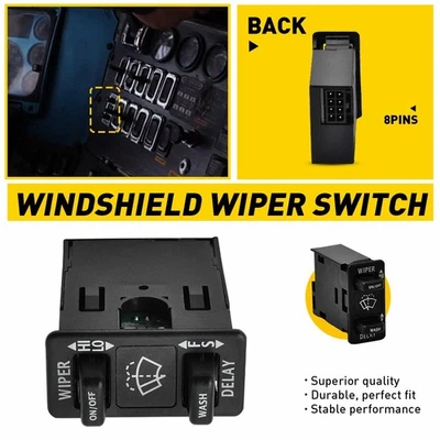 Wiper 控制开关适用于 Freightliner Columbia & Coronado 2000 - 2017 0623096002 — 第 1/4 张图片