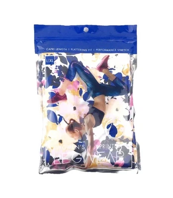 Leggings capri para mujer talla L-XL Blue Star Clothing Co. Prendas para las piernas estampadas florales Foto 1 de 4