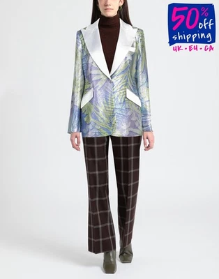 RRP€700 ANGELO MARANI Blazer Jacket IT40 US4 S Sequins Peak Lapel Made in Italy - Image 1 of 4