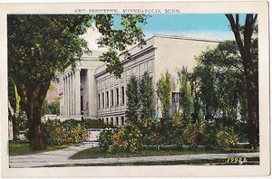Art Institute Minneapolis Minnesota  MINN MN Postcard - Picture 1 of 1