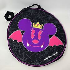 Tokyo Disney Resort Japan Halloween 2009 Bat Mickey Large Zipper Bag 18'' New