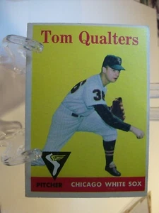 1958 Topps Baseball #453 - Tom Qualters - Chicago White Sox 58-012 - Imagen 1 de 2