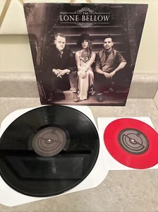 THE LONE BELLOW 2013 Vinyl Record LP With Bonus 2 Songs On 7”  Red Vinyl 45 - Picture 1 of 12