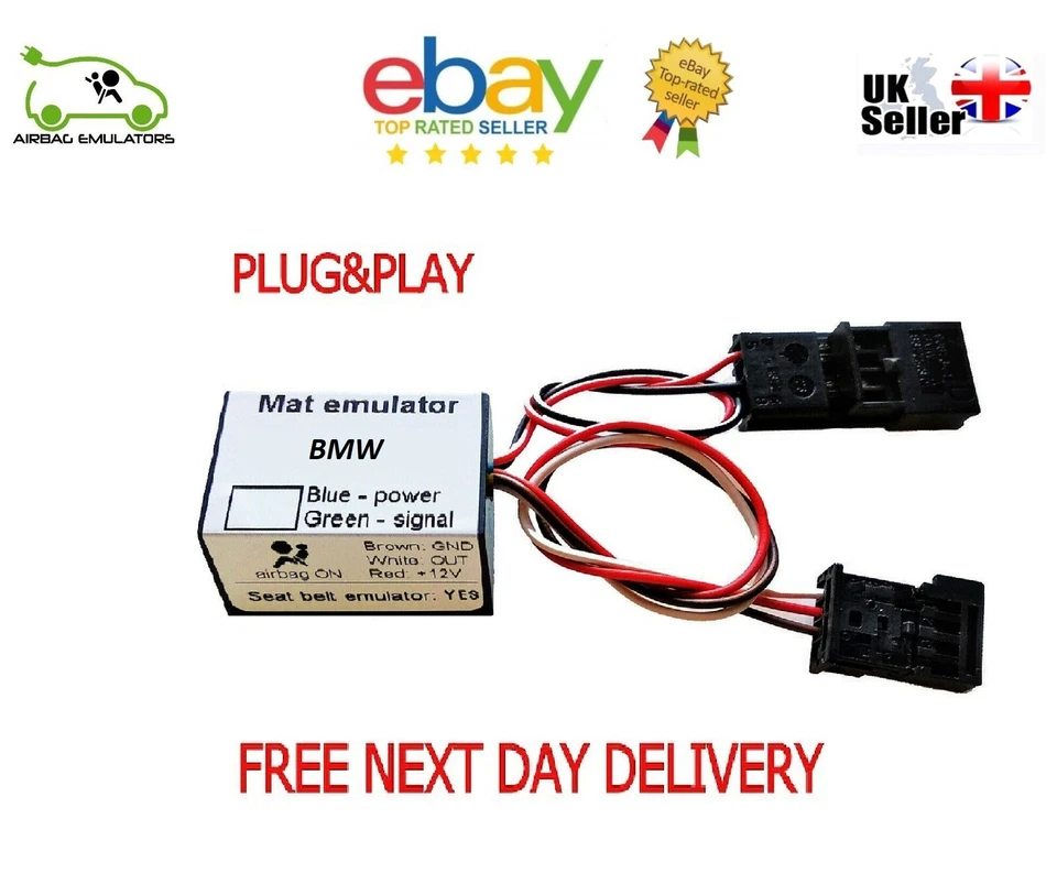 For BMW X5 E70 & X6 E71 Passenger Seat Mat Occupancy Sensor Emulator - Image 1 of 1