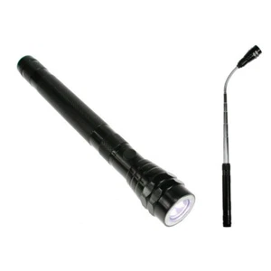 Magnetic Expandable Extendable Telescopic Flexible Flashlight 200 Lm Black NIP - Picture 1 of 4