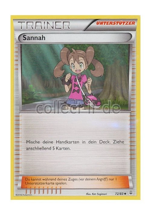 Pokemon 72/83 Trainer - Sannah - Generationen - Bild 1 von 1