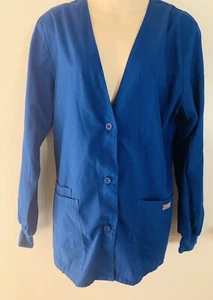 Cherokee scrub jacket Blue Size Small Good Condition Clearance Sale - Picture 1 of 5