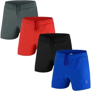 Pantaloncini calcio uomo jogging corsa palestra sport traspiranti fitness taglia XS - 2XL - Foto 1 di 12