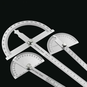 Stainless Steel Protractor Angle Gage Gauge Machinist Tools - Picture 1 of 8