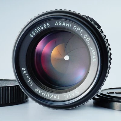 EX PENTAX SMC TAKUMAR 50mm F/1.4 MF Standard Lens For M42 From JAPAN - Image 1 of 4