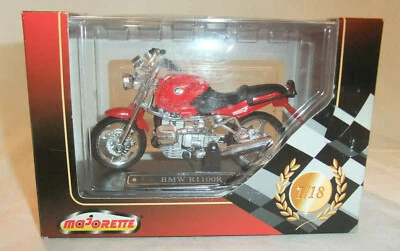 M.7/21 Majorette Motorrad BMW R1100R Sammlung OVP Metallguß Hinterradfederung - Bild 1 von 4
