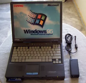 Win 95 Compaq Armada E500, P3, 192MB, 11.2GB HD Serial Parallel Floppy DOS -m700 - Picture 1 of 20