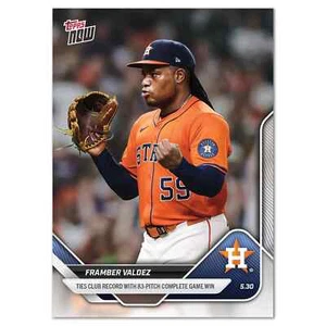 *PRE-SALE* Framber Valdez - 2025 MLB Topps NOW® - Card 235 - Picture 1 of 2