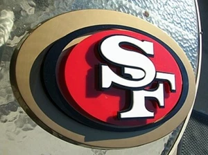 49ers 3D sign ART man cave 3-D San Francisco football park McCaffrey - Picture 1 of 12