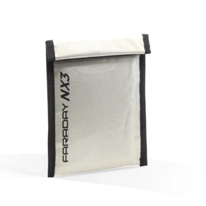 Faraday NX3 Cellphone ESD/EMP 85db Single Triple-Layer Cyber Fabric Forensic Bag - Picture 1 of 6