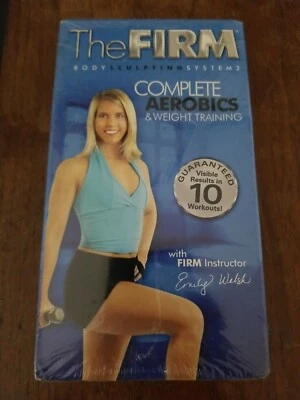 THE FIRM SYSTEM COMPLETE AEROBICS & WEIGHT TRAINING VHS NEW BODY SCULPTING SYSTM - Image 1 of 2