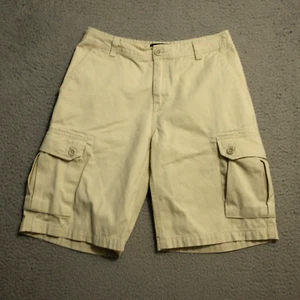 Polo Ralph Lauren Cargo Shorts Boys 16 Beige Flat Front Cotton Comfort - Picture 1 of 8