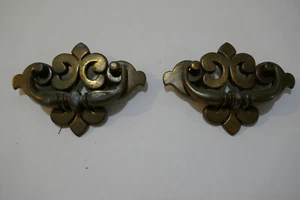 2 Muebles Acabados Latón Cajón Estilo Fianza Tirador Manija 1 7/8 Centro - Imagen 1 de 3