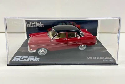 Opel Collection 1:43 ,,Opel Kapitän 1955 - 1958,, rot/schwarz ,NEU in OVP, (110) - Bild 1 von 2