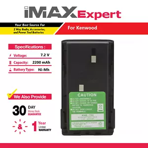 7.2V 2200mAh NiMh Battery for Kenwood KNB-15, KNB-15H, TK-260 - Picture 1 of 5