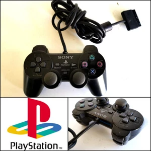 Sony PlayStation 2 PS2 Black DualShock 2 Controller (SCPH-10010) - Picture 1 of 4