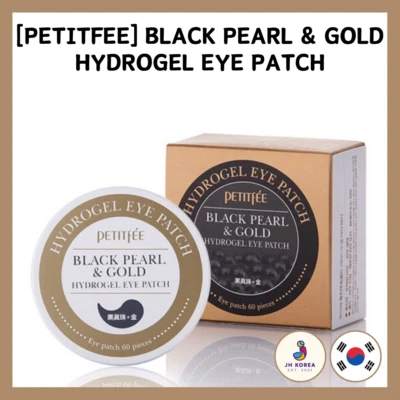 [PETITFEE] Black Pearl & Gold Hydrogel Eye Patch 60 sheet / Made in Korea - Image 1 of 4