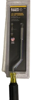 Klein Tools 6 In. Interchangeable Rapi-Driv Screwdriver- Cushion Grip Handle - Image 1 of 4