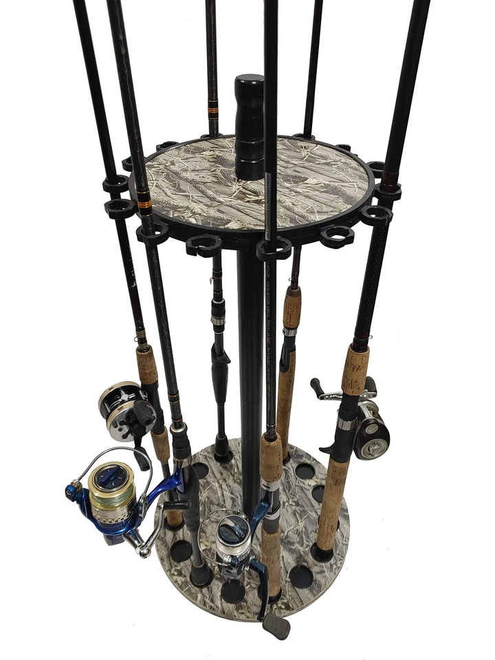 Estante de piso redondo camuflado Old Cedar Outfitters, camuflaje, 15, 15 varillas (CAMRR-015) Foto 1 de 4