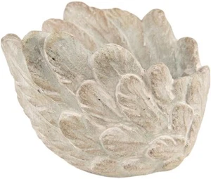 Clayre & Eef 6TE0435S Blumentopf Ø 16x11 cm Grau - Bild 1 von 3