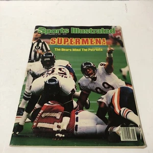 2/3/86 Sports Illustrated “Supermen” The Bears Maul Patriots Very Good Cond - Picture 1 of 5